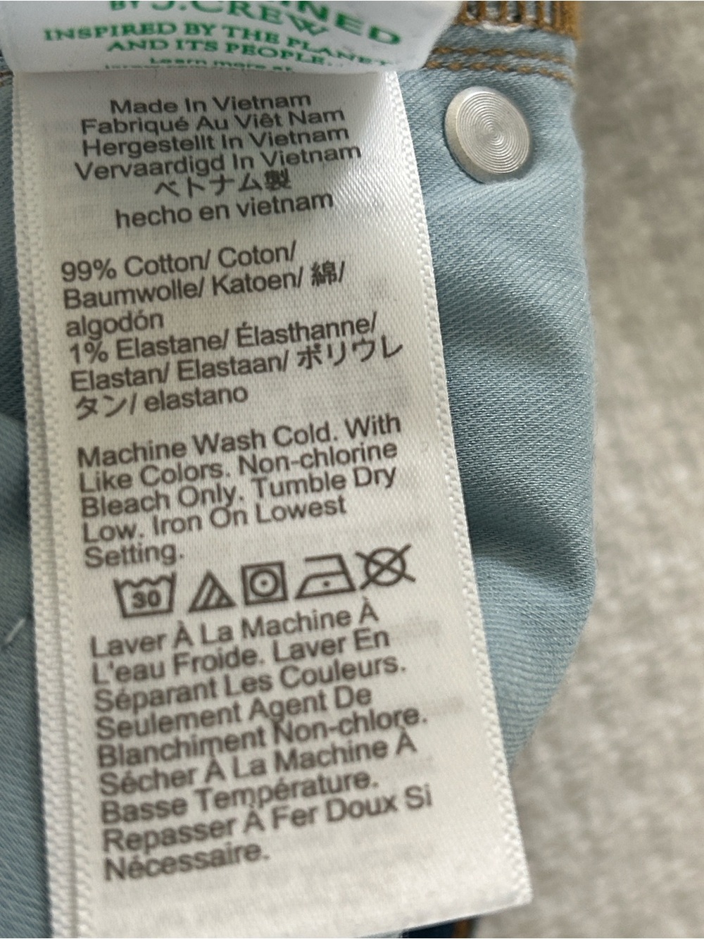 J. Crew Blue Skinny Flare Jeans - Picture 8 of 9